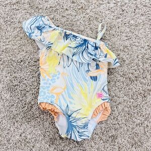 Ruffle butts one piece swimsuit infant girl size 18-24 months